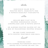 "Forest air" - Menus in Forest by Yuliya Evseeva - Detail