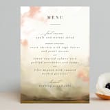 "Pastel Sky" - Menus in Moss by Hannah Williams - Front