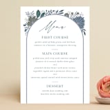 "Flourish" - Menus in Bluemoon by Jen Owens - Front