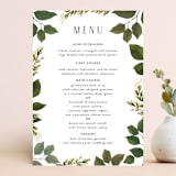"Rose Garden" - Menus in Porcelain by Susan Moyal - Front