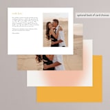"Blend" - Menus in Honeysuckle by Sarah Lenger - Back of Card Options