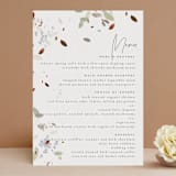 "Fall Flurry" - Menus in Fall by Grace Kreinbrink - Front