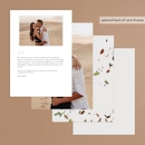 "Fall Flurry" - Menus in Fall by Grace Kreinbrink - Back of Card Options