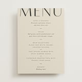 "Amara" - Menus in Sand by Robert and Stella - Front