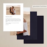 "goddess" - Menus in Midnight by Lori Wemple - Back of Card Options