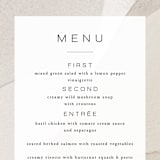 "Gossamer" - Menus in Sandstone by Kate Ahn - Detail