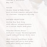 "Neutrality" - Menus in Cream by Hooray Creative - Detail