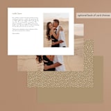 "Left Stack" - Menus in Vanilla by Alethea and Ruth - Back of Card Options