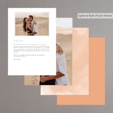 "Swept" - Menus in Blush by Snow and Ivy - Back of Card Options