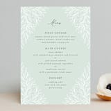 "Fairy Forest" - Menus in Sage by Kristen Knechtel - Front