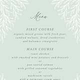"Fairy Forest" - Menus in Sage by Kristen Knechtel - Detail