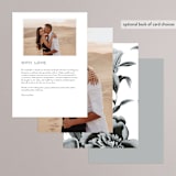 "la noce" - Menus in Ink by Design Lotus - Back of Card Options