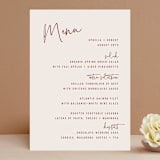 "Millennial" - Menus in Rose by Hooray Creative - Front