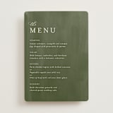 "petal toss" - Menus in Cream by Angela Marzuki - Front