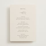 "Etched Frame" - Menus in Eggshell by Robert and Stella - Front