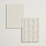 "Etched Frame" - Menus in Eggshell by Robert and Stella - Back of Card Options