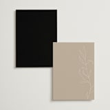 "Rhythmic" - Menus in Simply White by Jennifer Postorino - Back of Card Options