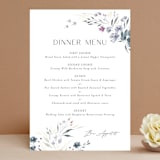 "Violet Cascade" - Menus in Violet by Nicoletta Savod - Front