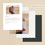 "Pearl" - Menus in Chantilly by Jessica Williams - Back of Card Options