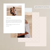 "Everlasting" - Menus in Latte by Jennifer Postorino - Back of Card Options