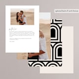 "view to behold" - Menus in Onyx by letterfix - Back of Card Options