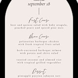 "view to behold" - Menus in Onyx by letterfix - Detail