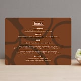 "Private Affair" - Menus in Cinnamon by Nazia Hyder - Front
