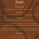 "Private Affair" - Menus in Cinnamon by Nazia Hyder - Detail