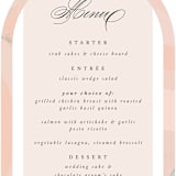 "Marbled Arch" - Menus in Peach by Anna Elder - Detail