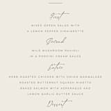 "Modernline" - Menus in Cotton by April Astudillo - Detail