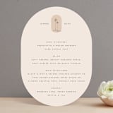 "Sunset Beach" - Menus in Sand by Owl and Toad - Front