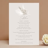 "Pampas & Palms" - Menus in Ash by Kaydi Bishop - Front