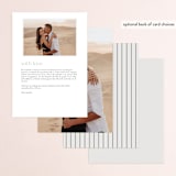 "Align" - Menus in Linen by JoAnn Jinks - Back of Card Options
