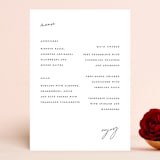 "Slate" - Menus in Bridal Veil by Up Up Creative - Front