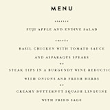 "Crossroads" - Menus in Ink by Iveta Angelova - Detail