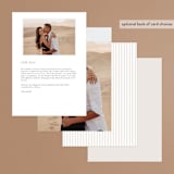 "Happily Ever After" - Menus in Buff by Sara Hicks Malone - Back of Card Options