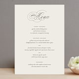 "Tandem" - Menus in Buttercream by Jessica Williams - Front