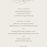 "Tandem" - Menus in Buttercream by Jessica Williams - Detail