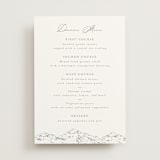 "Mountainview" - Menus in Pewter by Sarah Brown - Front