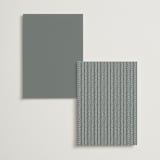 "Mountainview" - Menus in Pewter by Sarah Brown - Back of Card Options