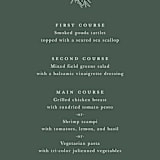 "Branchlet" - Menus in Hunter by Sarah Brown - Detail