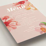 "July Garden" - Menus in Petal by Olivia Kanaley Inman - Detail