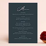 "Modern Vintage" - Menus in Jade by Emily Betts - Front