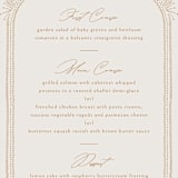 "Timeless" - Menus in Terracotta by Jen Owens - Detail