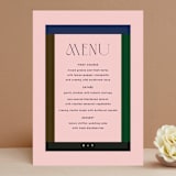 "modern tropics" - Menus in Blush by Baumbirdy - Front
