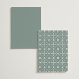 "Breathe" - Menus in Linen by Jennifer Postorino - Back of Card Options