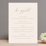 "Everlasting Love" - Menus in Linen by Brandy Folse - Front