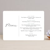 "Postale" - Menus in Ebony by Ann Gardner - Front