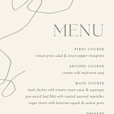 "Blue Jean Baby" - Menus in Ocean by Chelsea Petaja - Detail