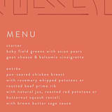 "Lines" - Menus in Melon by JeAnna Casper - Detail